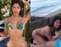 Carioca Japonesa fodendo com na praia