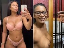Bruna Freitas morena mamando até ganhar leitinho na cara