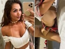Renata Matos com roupa de colegial fodendo e fazendo espanhola