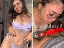 Morgana Sol mamando e sendo masturbada em vídeo amador