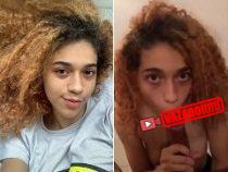 Bia ninfetinha fazendo um boquete molhado