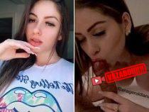 Ana Geroldi moreninha deliciosa caindo de boca na piroca