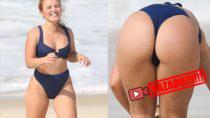 LARISSA MANOELA EM MAIS UM FLAGRA NA PRAIA