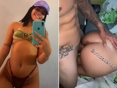 Vitória Trindade dando a bucetinha apertada de quatro