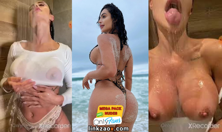 Aline Mineiro tomando banho peitão