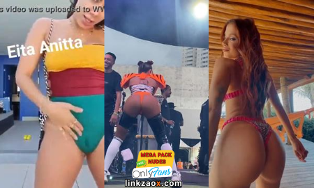 Anitta rebolando em show buceta nua